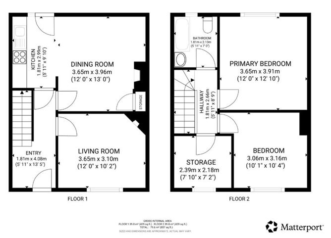 Floor plan — 8 Galtymore Road, Drimnagh, Dublin 12