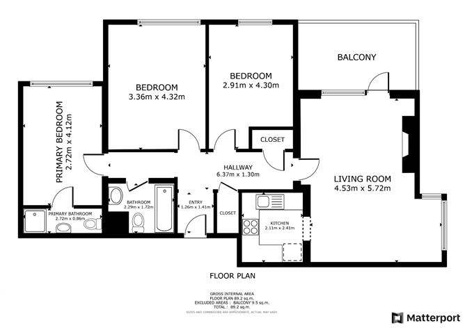 Apartment, 38 East Courtyard, Tullyvale, Cabinteely, Dublin 18