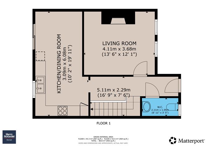 Floor plan — 20 College View, Westport Road, Castlebar, Co. Mayo
