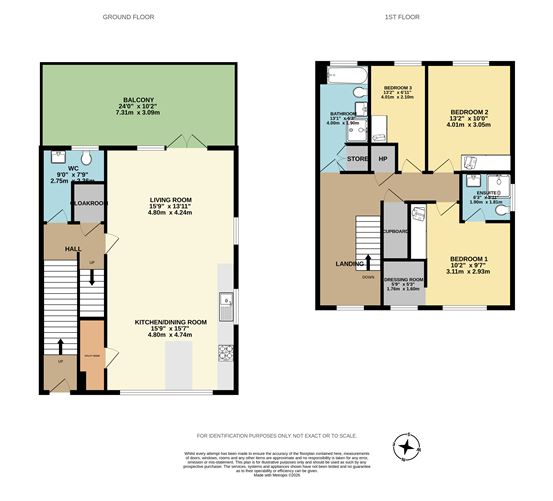 Floor plan — 9 Fairfield, New Road, Greystones, Co. Wicklow
