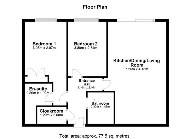 Apartment 6 Wilton Hall, Rathnew, Wicklow