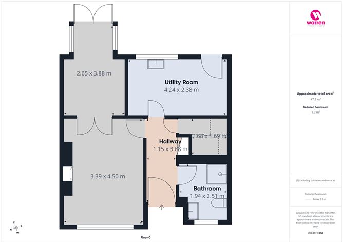 Floor plan — No. 142 'The Sycamores', Freshford Road, Kilkenny, Kilkenny