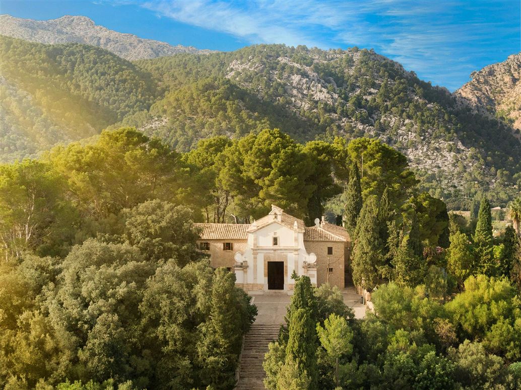 Stone Patio Garden,Pollença,Balearic Islands,Spain