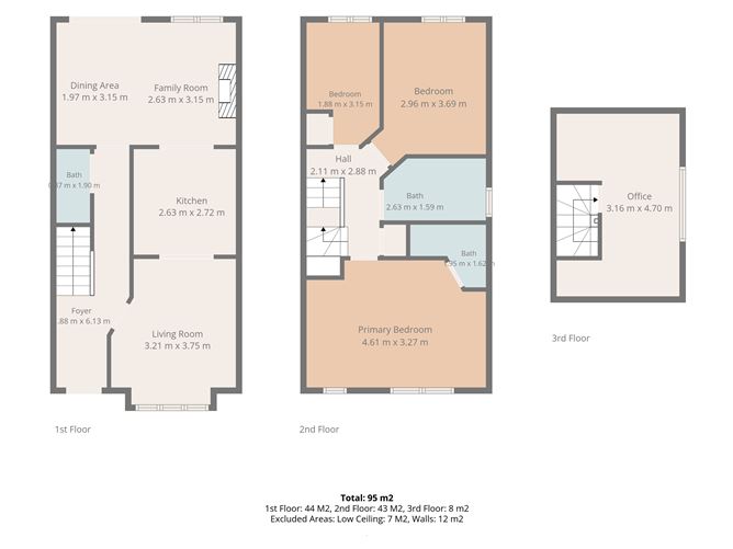 Floor plan — 50 Holywell View, Swords, County Dublin