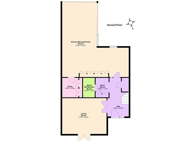 Floor plan — Brocán, 10b Green Park, Rathgar, Dublin 14