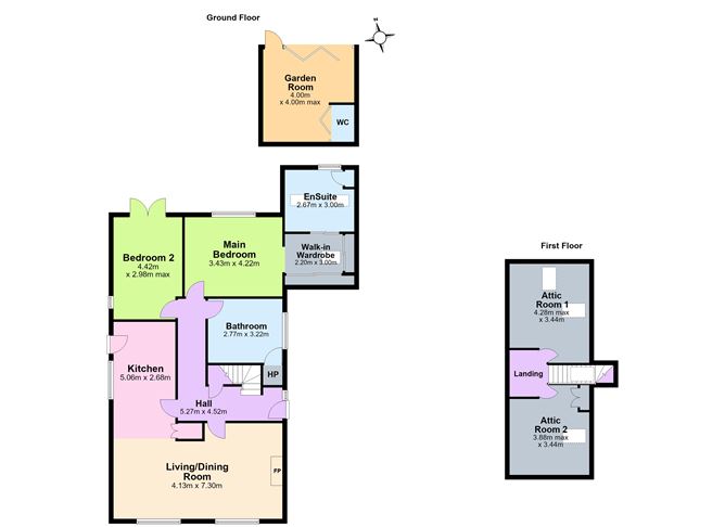 Floor plan — 36 Wilson Road, Mount Merrion, Co. Dublin