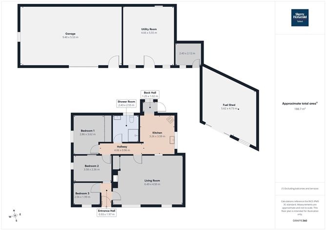Floor plan — Blean, Toomevara, Nenagh, Co. Tipperary